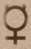 Symbol for Mercury
